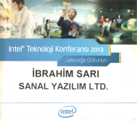 2013 - Intel Teknoloji Konferansı Geleceğe Dokun