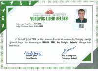 TDF Kış Yürüyüş Lideri Belgesi