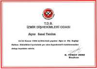 1998 Izmir Chamber of Dentists