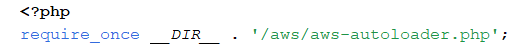 Php sdk dahil etme