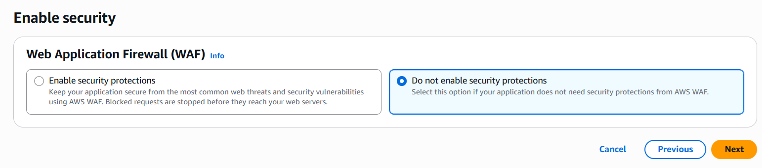 Cloudfront oluşturma ayar 2