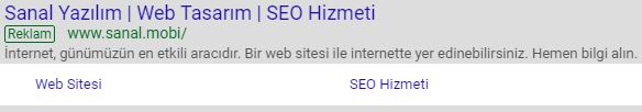 Site bağlantısı uzantısı