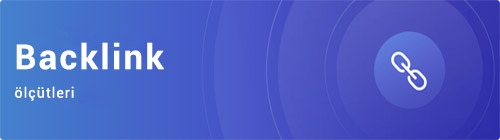 Backlink ölçütleri