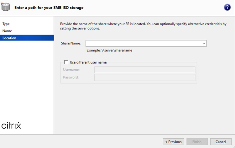 XenCenter depolama alanı kaynağı