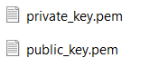Public private key