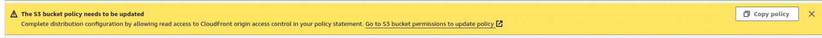 S3 policy uyarı