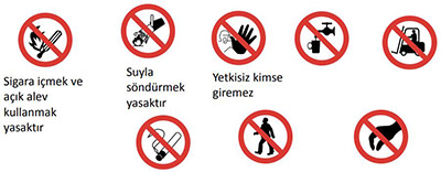Yasak işaretleri
